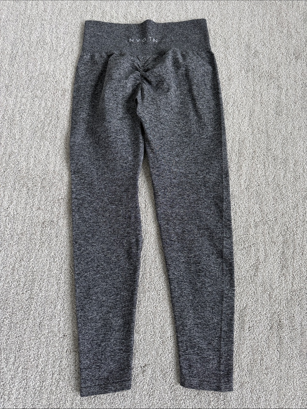 NVGTN Charcoal Seamless High-Waist Scrunch Butt Leggings
